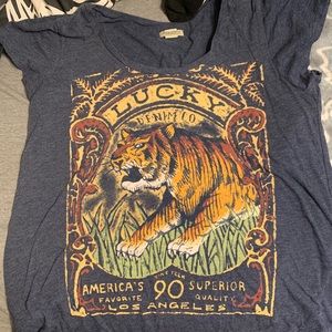 Lucky denim brand tee shirt